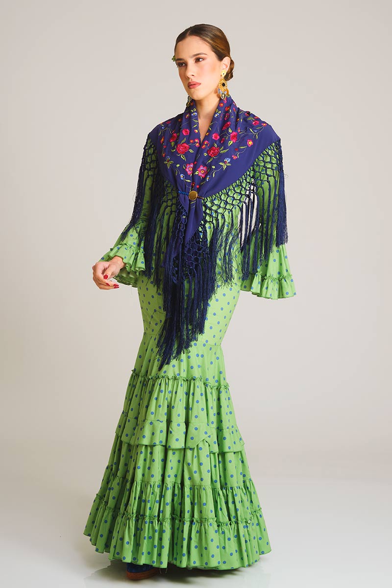 VESTIDO CAMINO MUJER VERDE