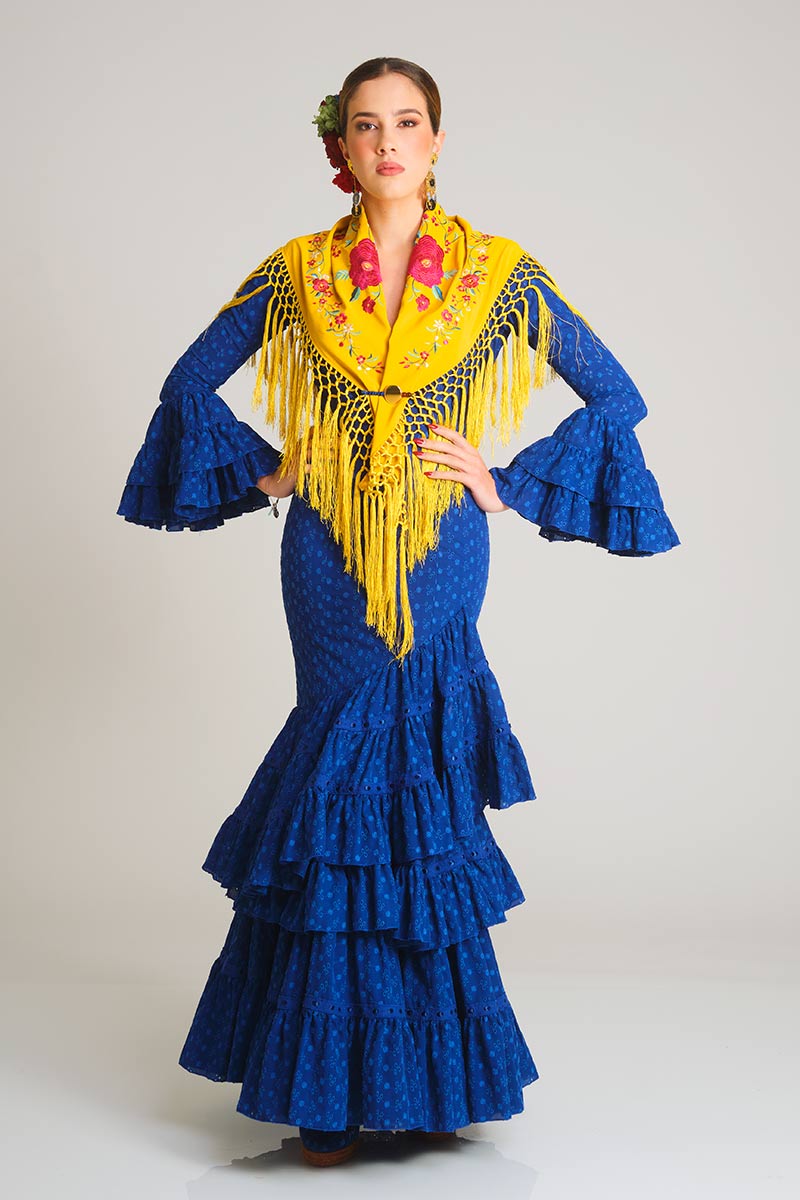 VESTIDO CANASTERA MUJER AZULINA