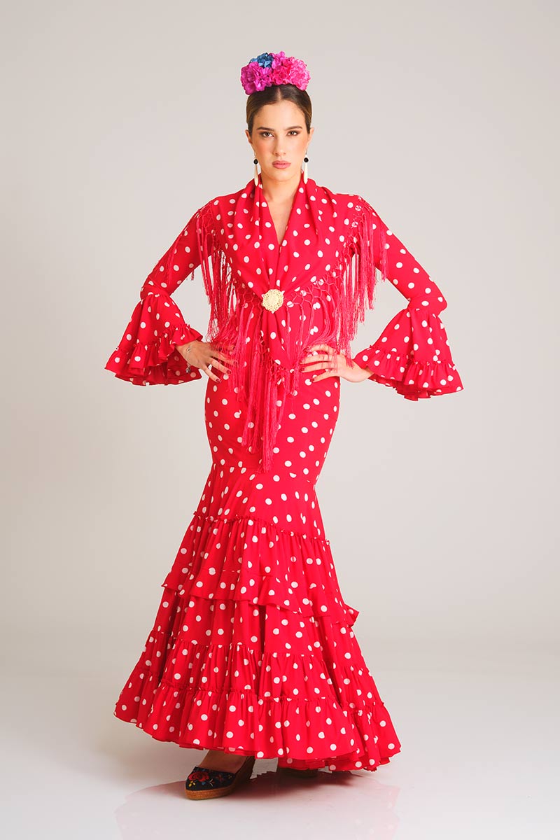 VESTIDO ALHAMBRA MUJER ROJO