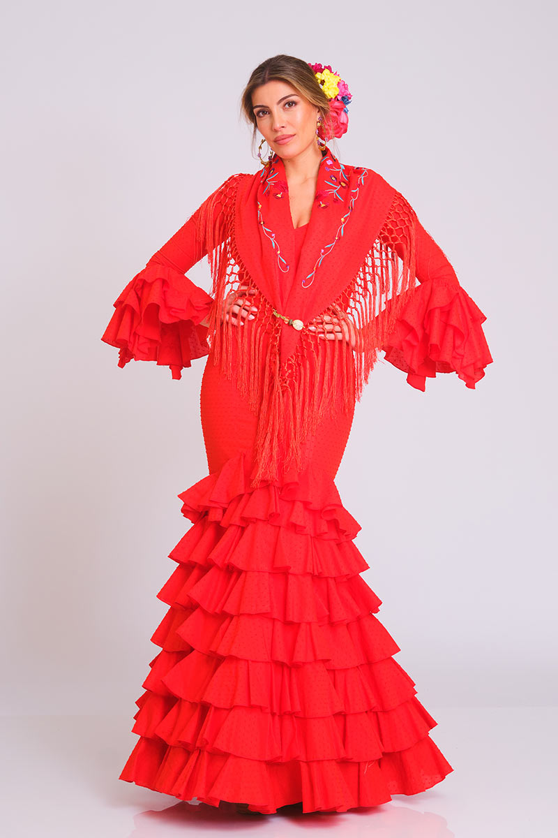 VESTIDO LIRIO MUJER MANDARINA