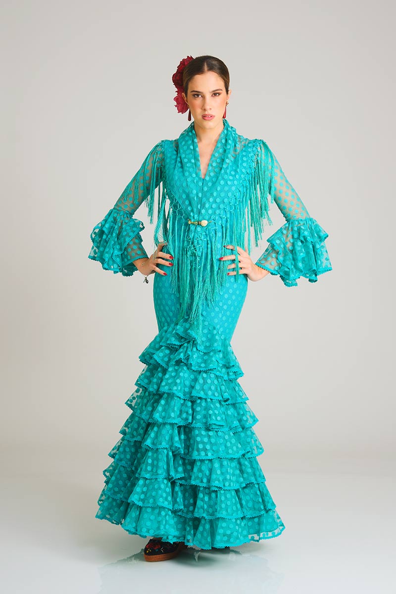 VESTIDO TULIPAN MUJER PORCELANA