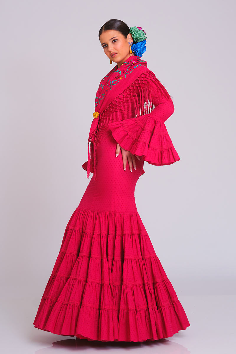 VESTIDO CANELA JOVEN CEREZA