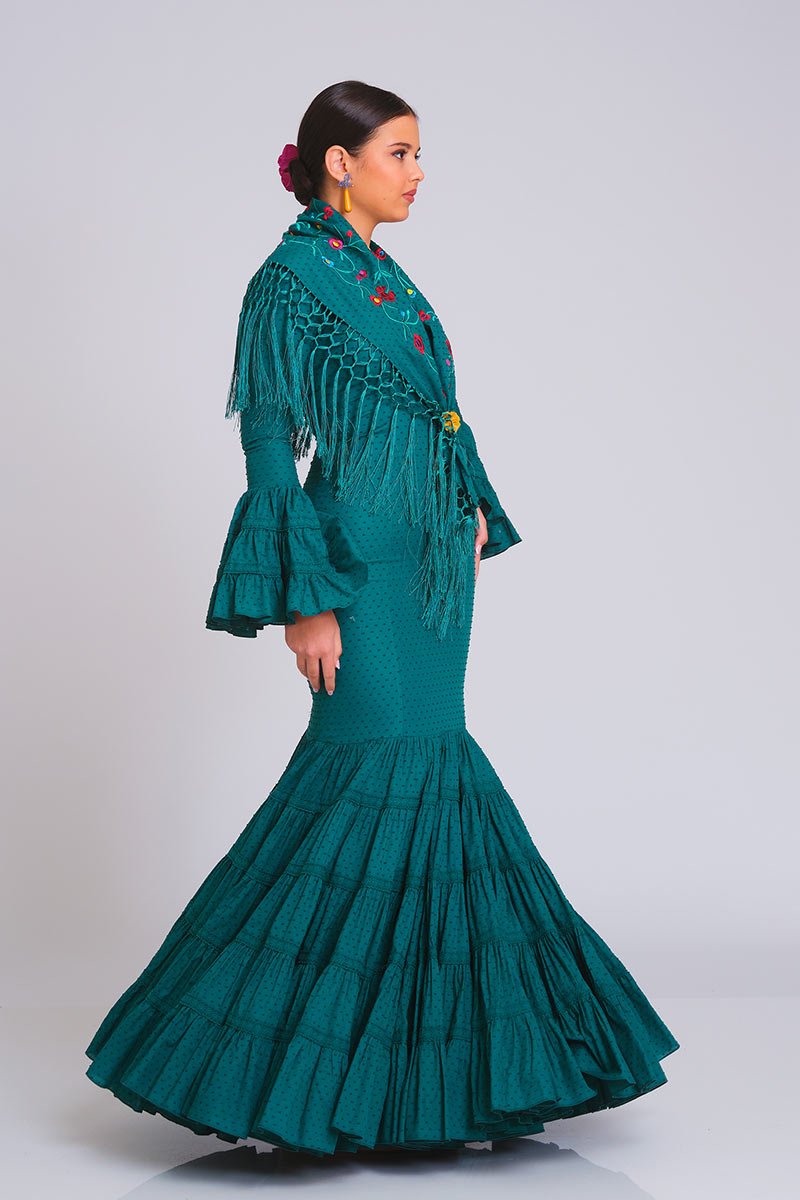 VESTIDO CANELA JOVEN VERDE