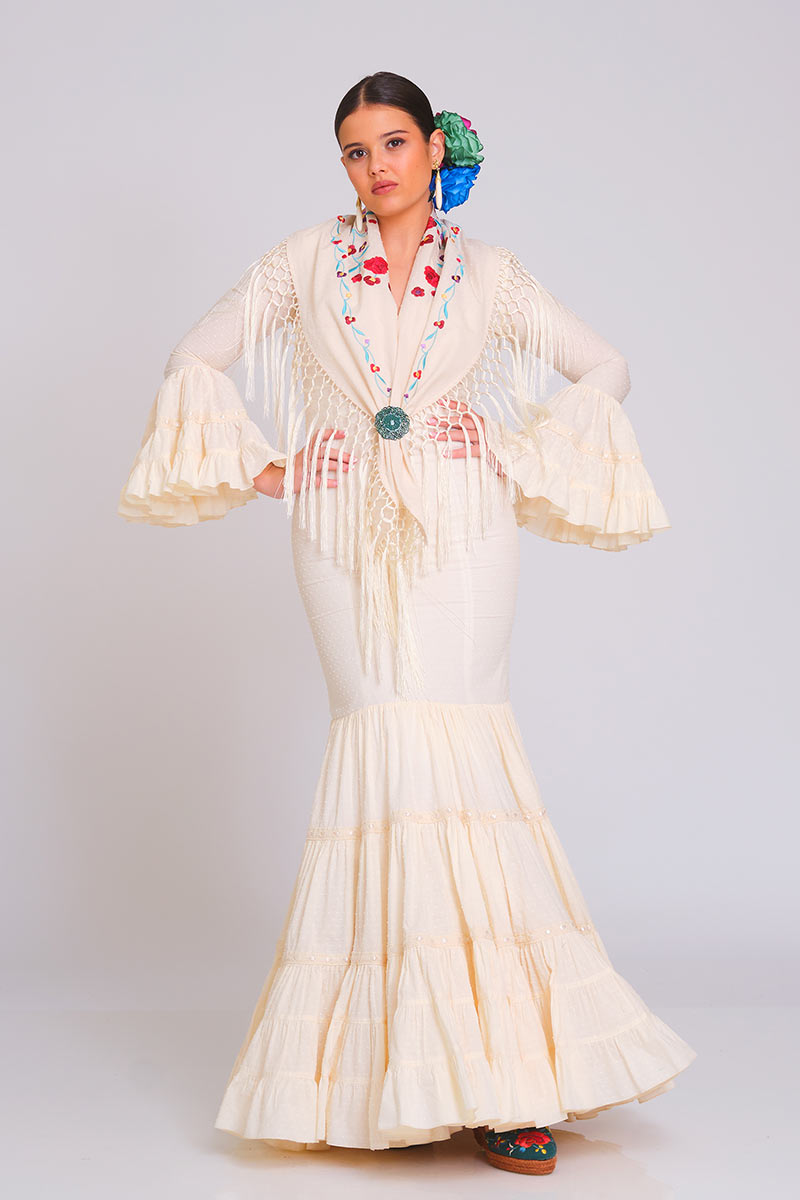 VESTIDO AJOLI JOVEN BEIGE