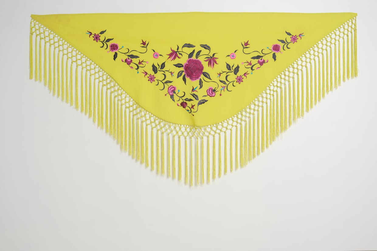 MANTON BORDADO ATENEA MUJER VERDE MANZANA