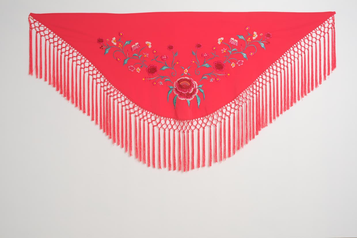 MANTON BORDADO HERA MUJER HIBISCUS