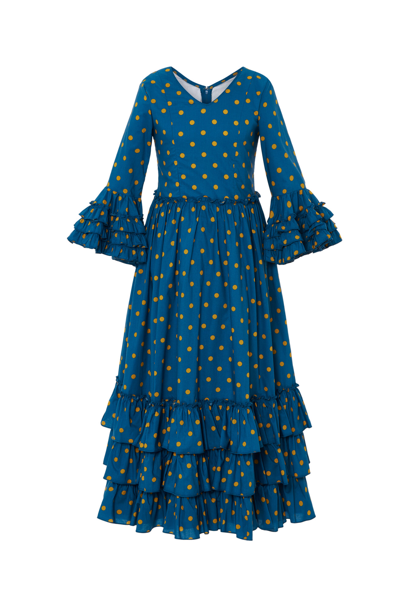 VESTIDO CAMINO NIÑA AZUL