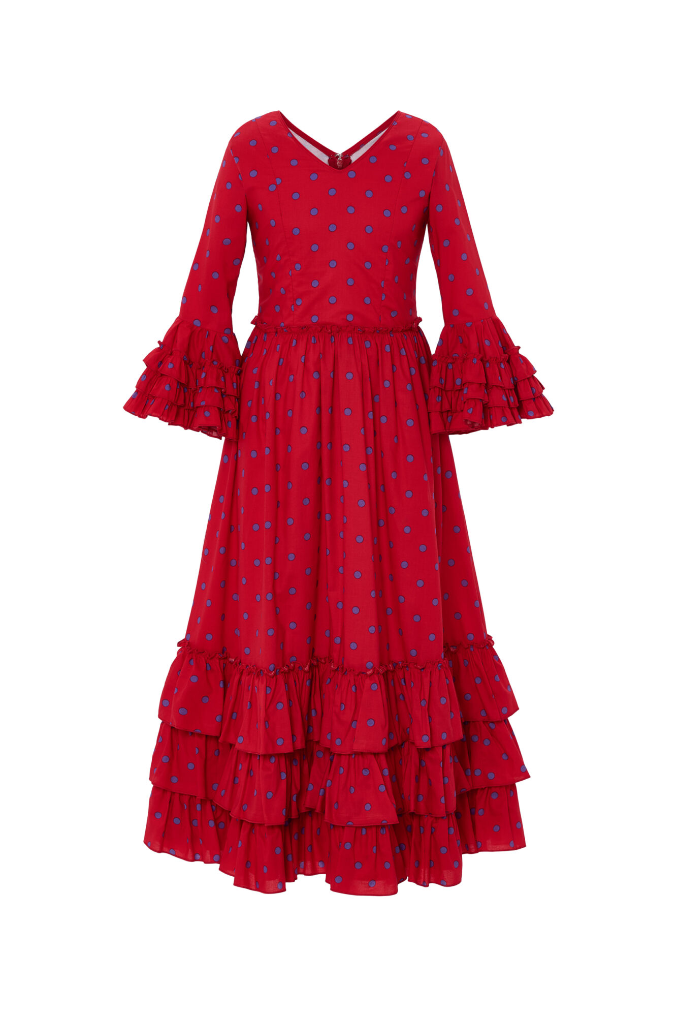 VESTIDO CAMINO NIÑA ROJO