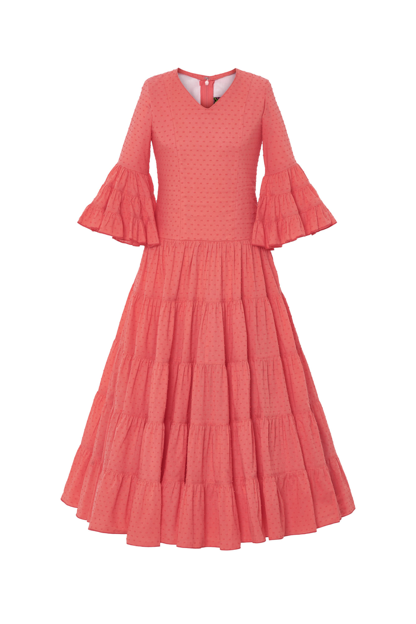 VESTIDO CANELA NIÑA CORAL