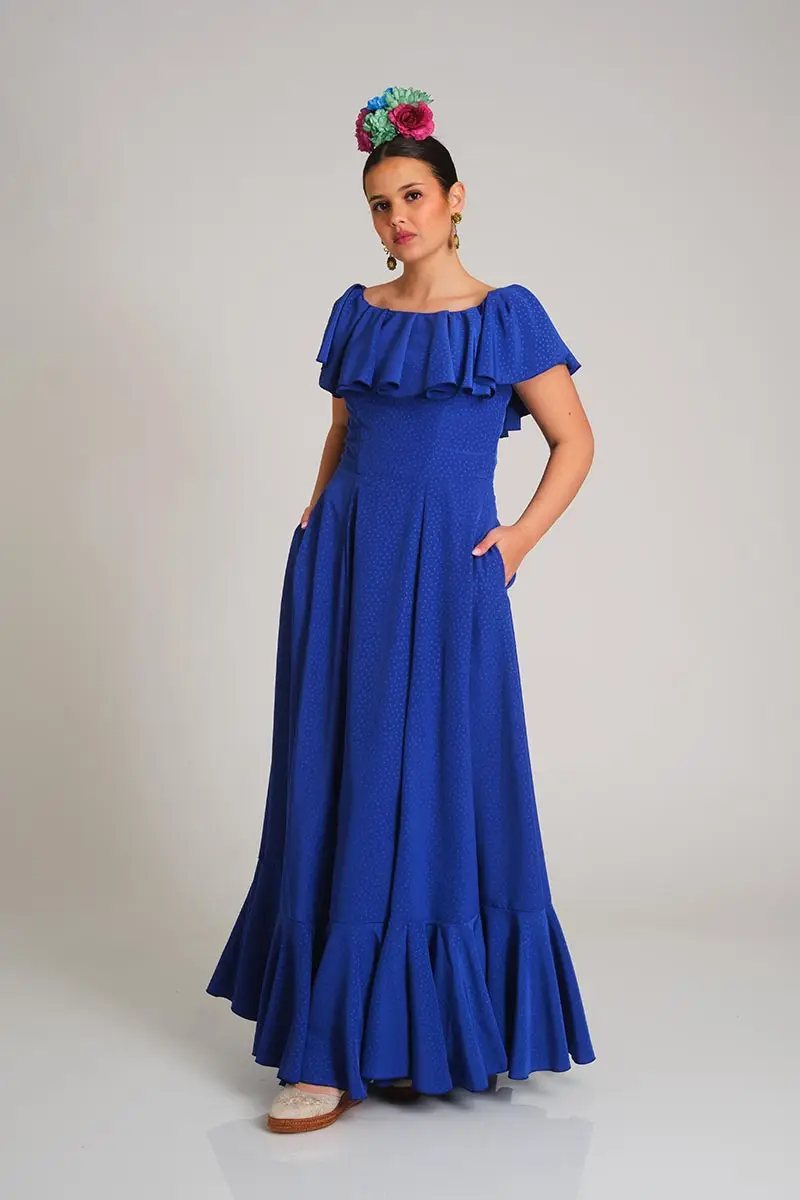 VESTIDO ROMERIA DIVINO AZULINA