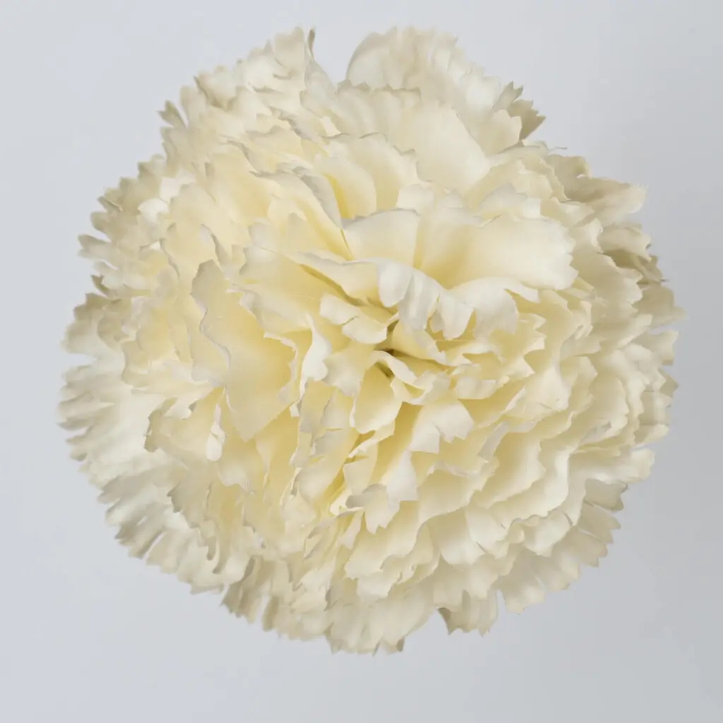 Flor de flamenca marfil para el pelo, complemento de feria y traje de flamenca